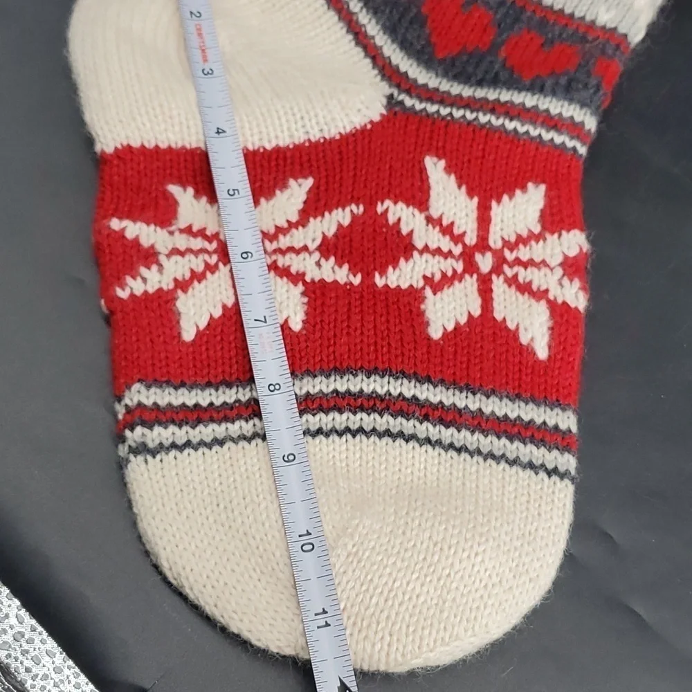 NEW JESSICA Christmas Stocking Pottery Barn Holiday Wool Blend